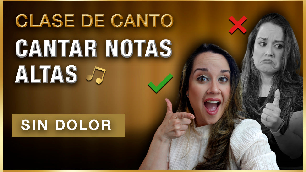 Cantar NOTAS ALTAS sin dolor – Dra. Voz